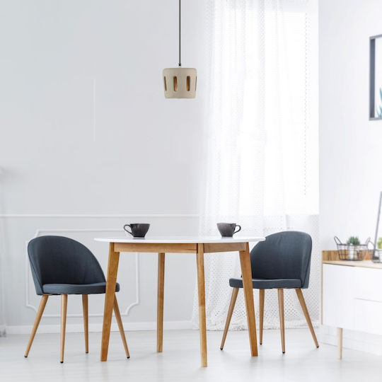 V-TAC Pendant Light Gray with Socket E27 18x16x110cm