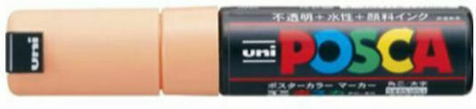 Posca PC-8K Marker Permanent 8mm Light Orange