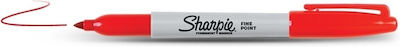 Sharpie Fine Point Permanent Marker 1mm Red