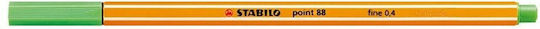 Stabilo Point 88 Μαρκαδόροι Σχεδίου Πράσινοι 0.4mm Σετ 10τμχ