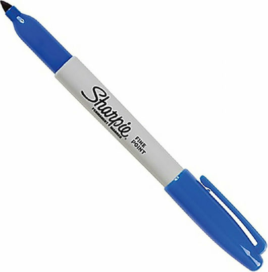 Sharpie Fine Point Ανεξίτηλοι Μαρκαδόροι Μπλε 1mm Σετ 12τμχ