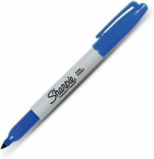 Sharpie Fine Point Ανεξίτηλοι Μαρκαδόροι Μπλε 1mm Σετ 12τμχ