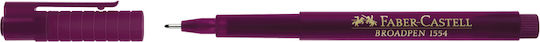 Faber-Castell Broadpen 1554 Design Marker 0.8mm Red