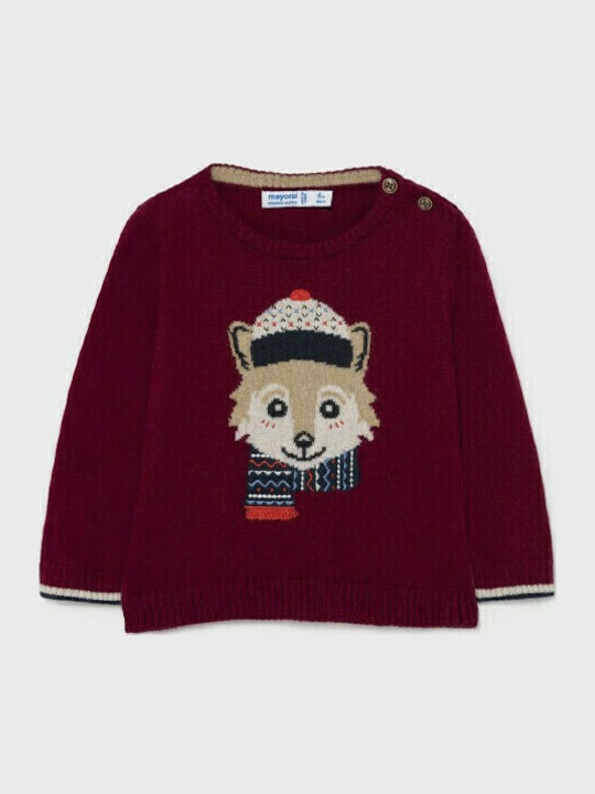 Kids' Sweater Long Sleeve Bordeaux