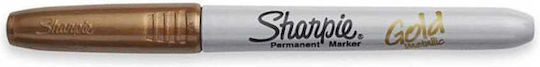 Sharpie Metallic Ανεξίτηλος Μαρκαδόρος Χρυσός 1mm