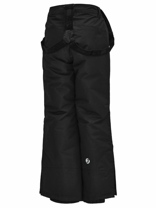 Icepeak Theron 51042561-990 Kids Dungarees for Ski & Snowboard Black