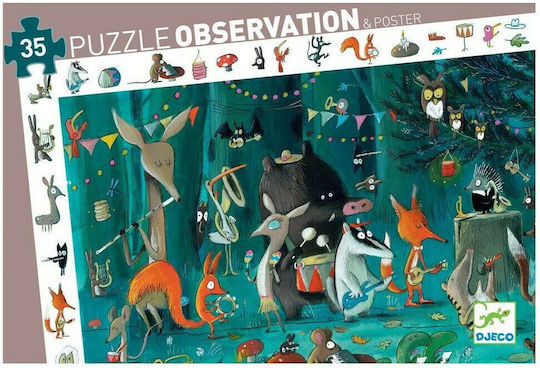 Παιδικό Puzzle Δάσος για 5+ Ετών 100pcs Djeco