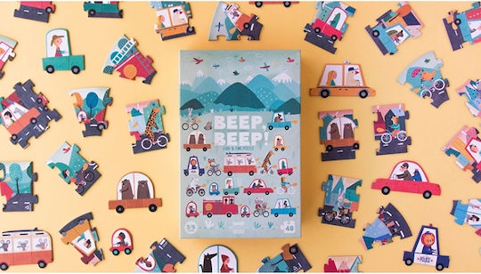 Παιδικό Puzzle Beep Beep για 3+ Ετών 48pcs Londji