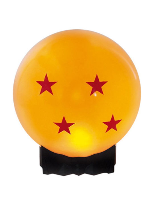 Abysse Dragon Ball Crystal Επιτραπέζιο Διακοσμητικό Φωτιστικό LED Μπαταρίας σε Πορτοκαλί Χρώμα