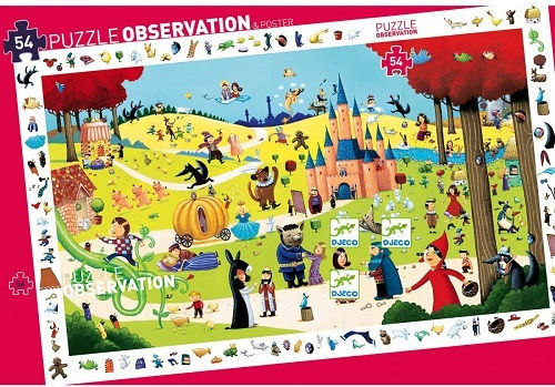 Παιδικό Puzzle Παραμύθια για 4+ Ετών 54pcs Djeco