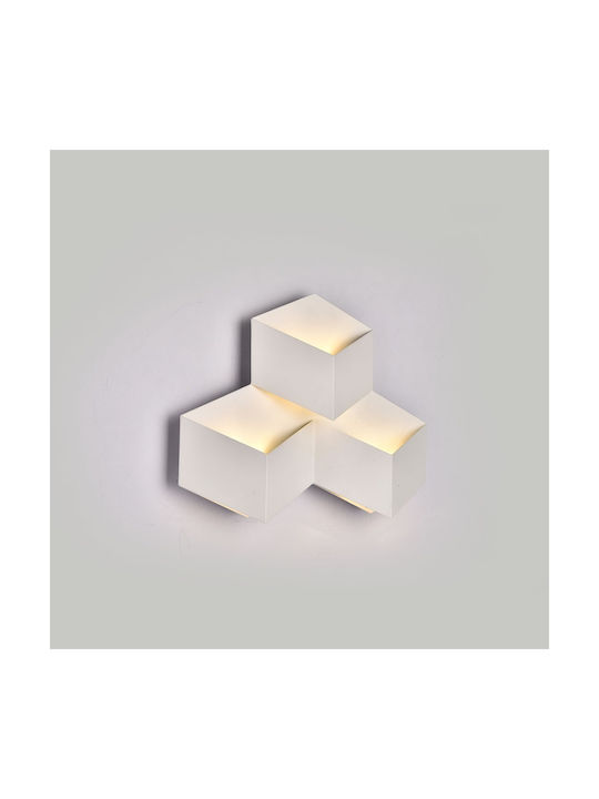 V-TAC Modern Lamp Wall with Integrated LED and Natural White Light 44x33.5x7.5cm