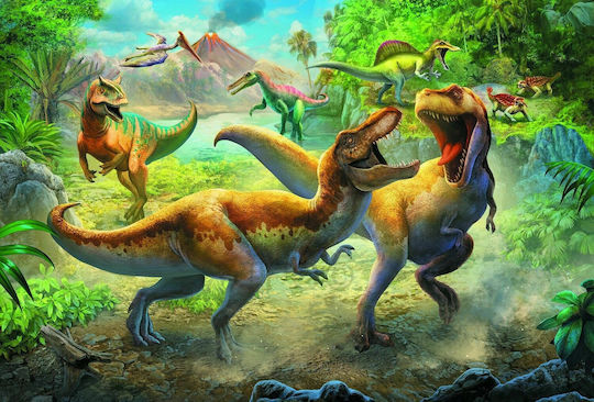 Kids Puzzle Fighting Tyronasaurs 160pcs Trefl