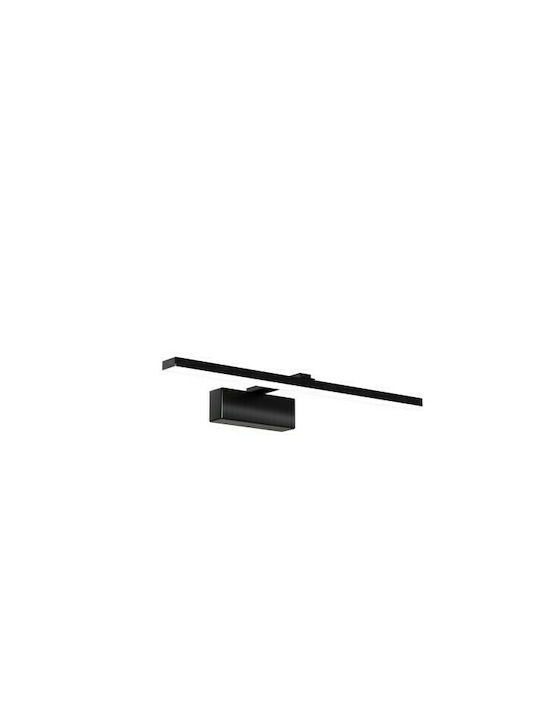 Alphab2b Modern Leuchte Badezimmer mit Integrierter LED und Neutralweißes Licht Schwarz 34x13x3cm