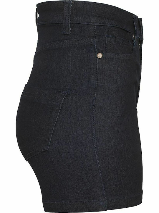 Γυναικείο Τζιν Ψηλόμεσο Σορτς Dark Blue Denim