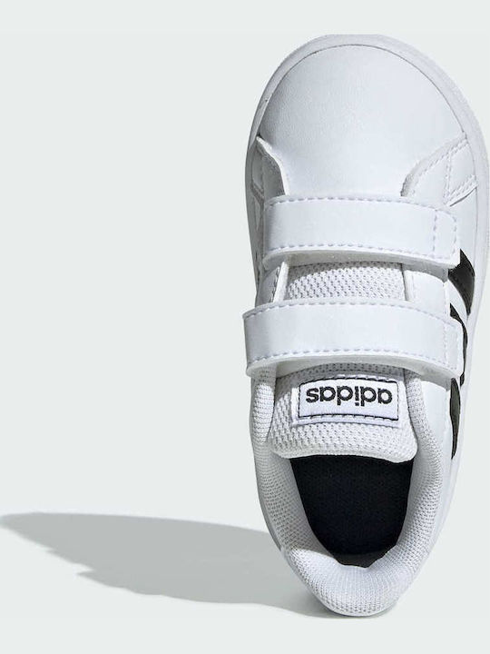 Grand Court GRAND COURT Kids Sneakers with Scratch Cloud White / Core Black