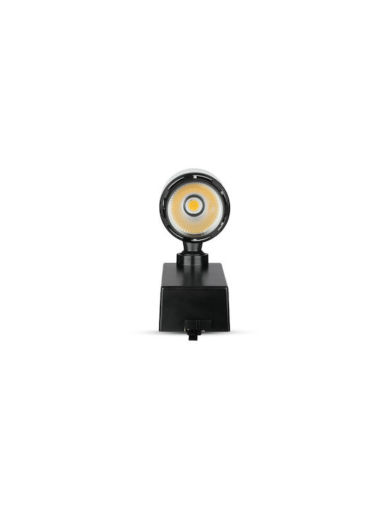 V-TAC Single LED Cool White Spot in Black Color