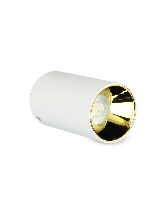 V-TAC Single Spot with Socket GU10 in Gold Color