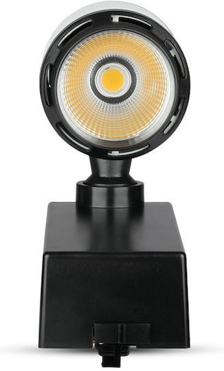 V-TAC Single LED Cool White Spot in Black Color