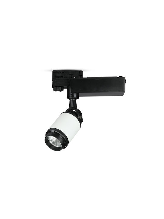 V-TAC Single LED Cool White Spot in Black Color