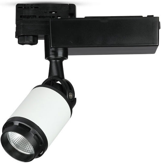 V-TAC Single LED Cool White Spot in Black Color