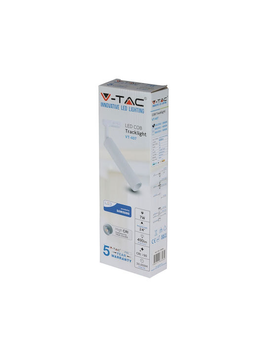 V-TAC Единично LED Студено бяло Спот в Бял Цвят