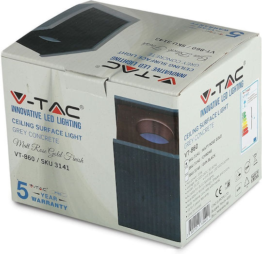 V-TAC VT-860 Monos Spot cu Soclu GU10 în Culoare Cupru