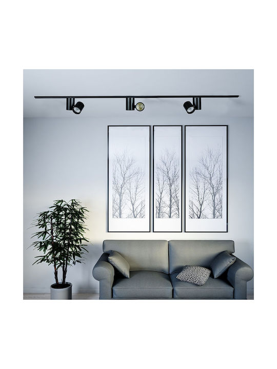 V-TAC Single LED Cool White Spot in Black Color