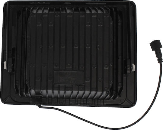 Foyu Wasserdicht Solar LED Flutlicht 40W Kaltweiß 6000K mit Fernbedienung IP67