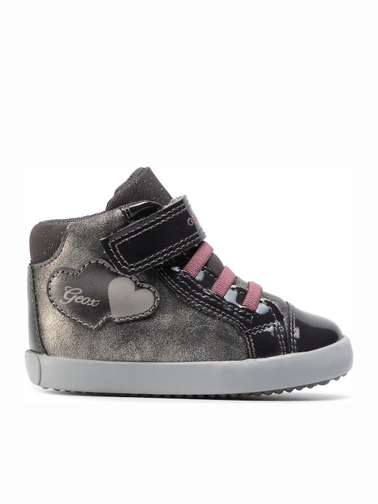 Geox Kinder-Sneaker Hoch Anatomisch Gray