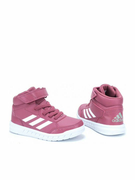 Altasport Mid EL Παιδικά Sneakers High με Σκρατς Ροζ