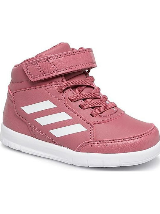 Altasport Mid EL Παιδικά Sneakers High με Σκρατς Ροζ