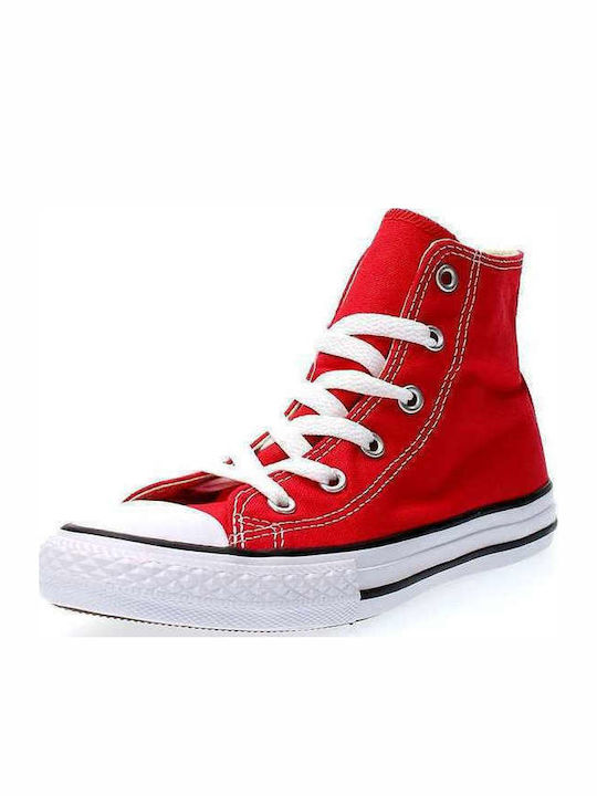 CHUCK TAYLOR ALL STAR Παιδικά Sneakers High Κόκκινα