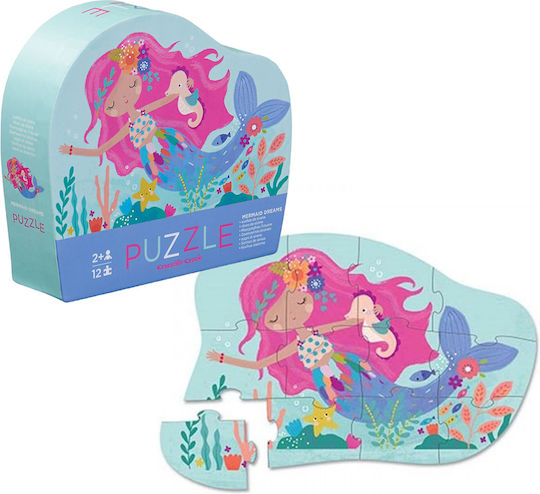 Kids Puzzle Mini Mermaid Dreams for 2+ years+ Years 12pcs Crocodile Creek