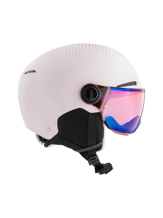 Alpina Zupo Q-Lite Kinder Ski & Snowboard Helm in Rosa Farbe