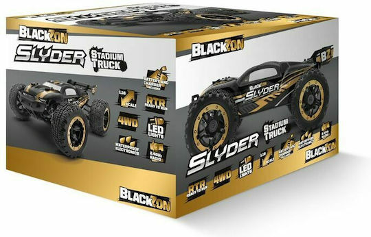 BlackZon Slyder ST 4WD Monster Truck Teleghidat Mașină Crawler 4WD
