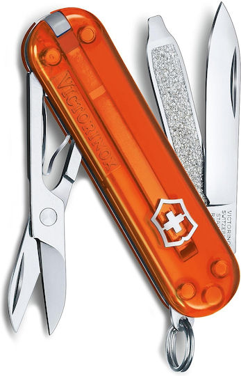 Victorinox Classic SD Швейцарско ножче Оранжев