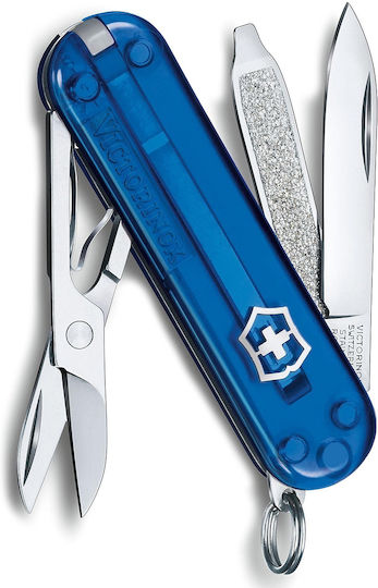 Victorinox Classic SD Швейцарско Армейско Ножче 6 Инструмента Дийп Оушън