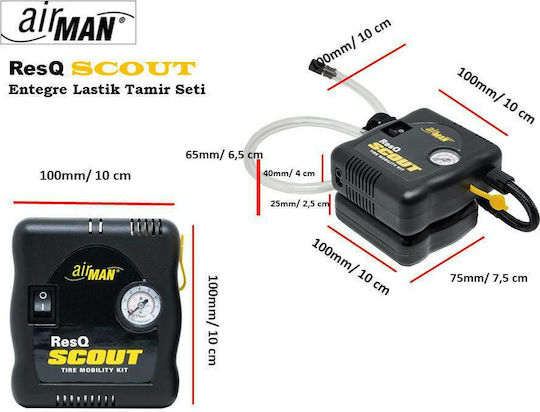 Auto Gs ResQ Scout VT Set De Reparare A Anvelopelor Pentru Motocicletă 100ml