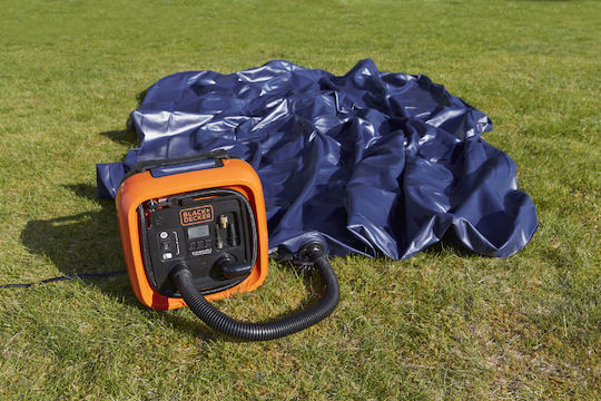 Black & Decker Τρόμπα Αυτοκινήτου 160PSI με Καλώδιο Αναπτήρα 12V