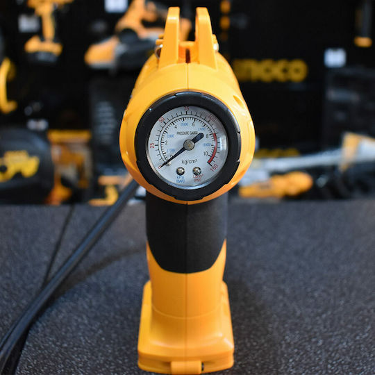 Ingco Car Tire Pump 150PSI Rechargeable 20V (Without Battery)