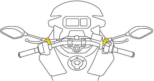 Lampa Opti Arm Mount Phone Motorcycle for Steering Wheel