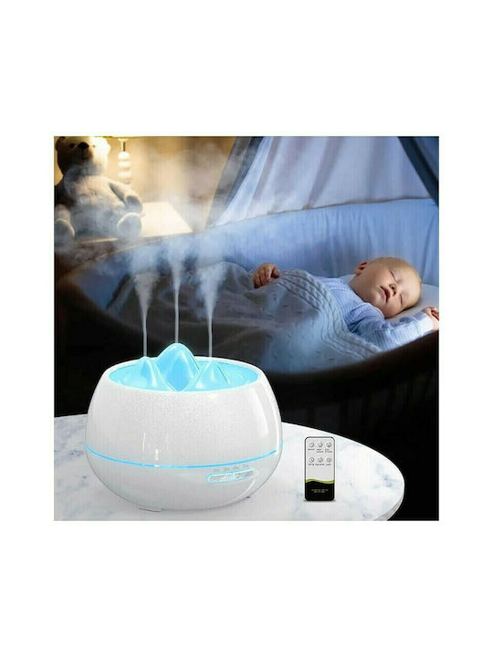 Led Ultrasonic Aromatherapy Diffuser LH-XI Iceberg with Remote Control & Timer White 500ml