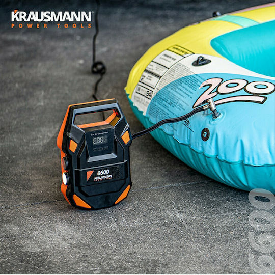 Krausmann Car Tire Pump 150PSI with Cable 12V