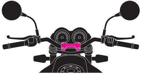 Lampa Opti Screw Motorcycle Cellphone Mount for the Handlebar Clamp