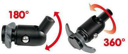 Lampa Opti Screw Motorcycle Cellphone Mount for the Handlebar Clamp