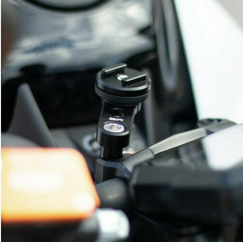 SP Connect Motorcycle Phone Mount with Clip for Handlebar Clamp