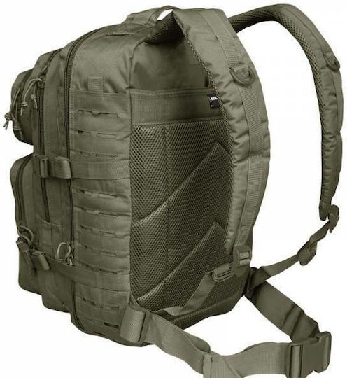 Mil-Tec US Laser Cut Assault Large Military Backpack Backpack made of Polyester Olive 36lt