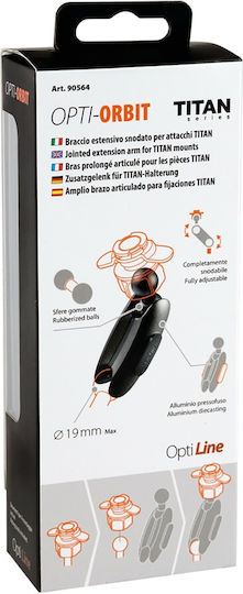 Lampa Titan Opti Orbit Arm for Motorcycle Mobile Mount 7cm