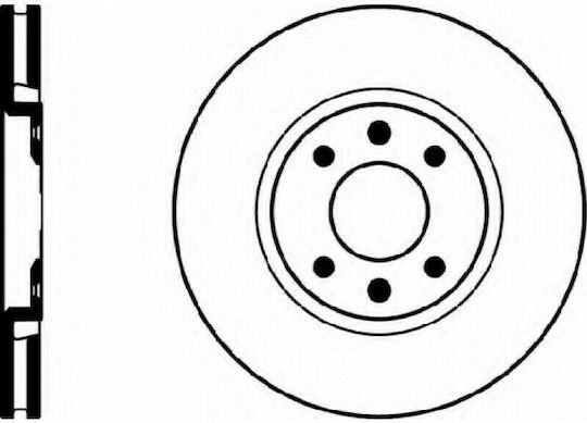 Bosch Σετ Δισκόπλακες Εμπρός 2τμχ για Peugeot 406 Break 1996-2004 / 406 1995-2004