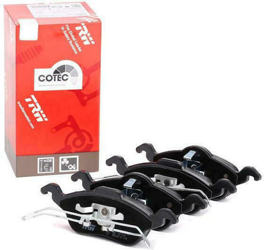 TRW Brake Pad Front 4pcs for Ford Focus